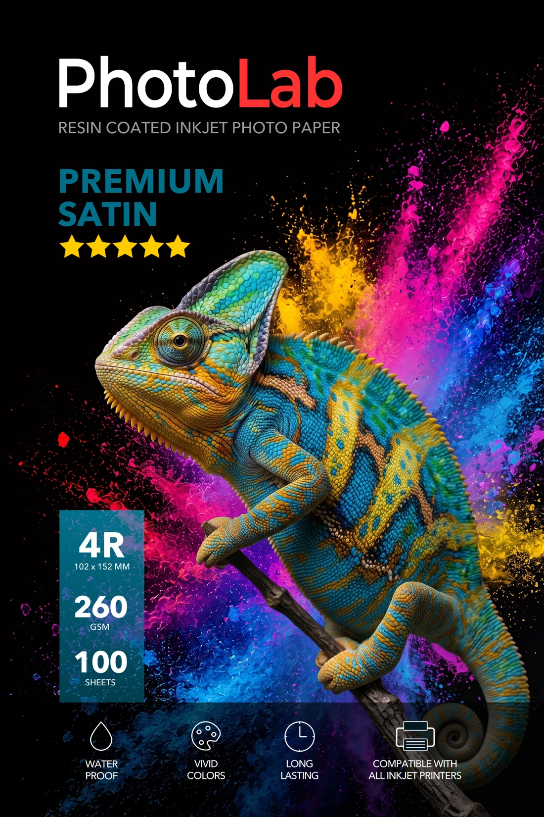 PhotoLab Premium Satin 260 gsm ambalajı